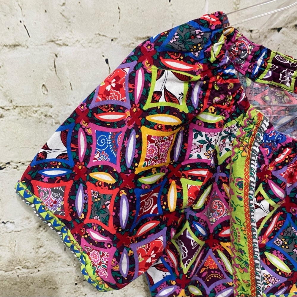 Koi Happy Colorful Bohemian Boho Pattern Print Sh… - image 2